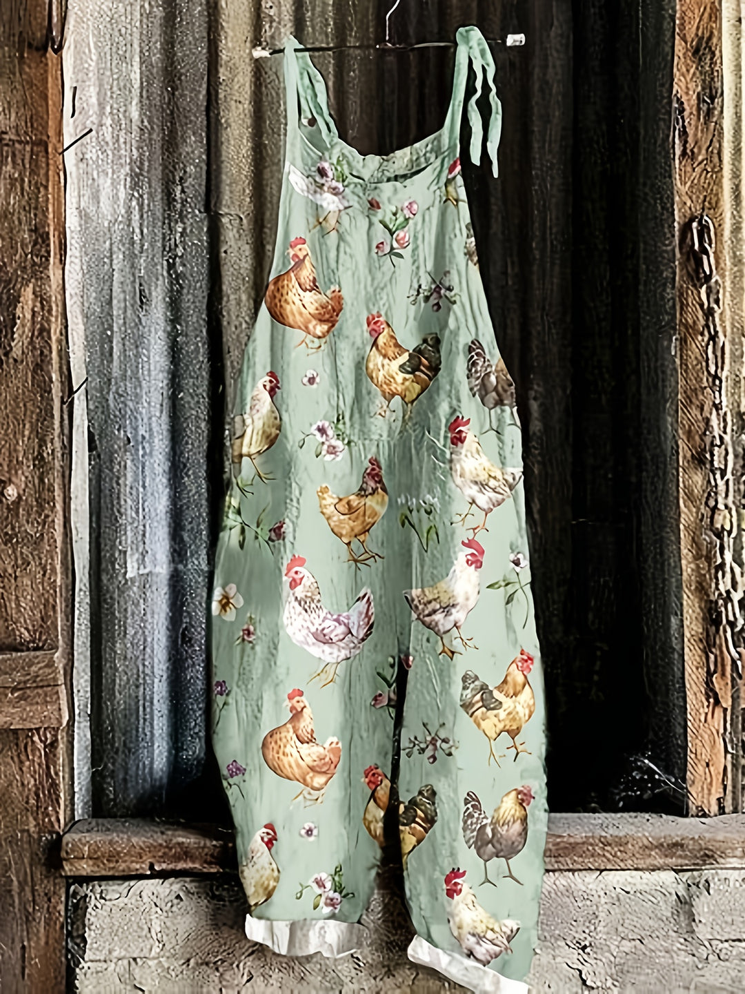 Solenya | Vintage Animal Print Jumpsuit