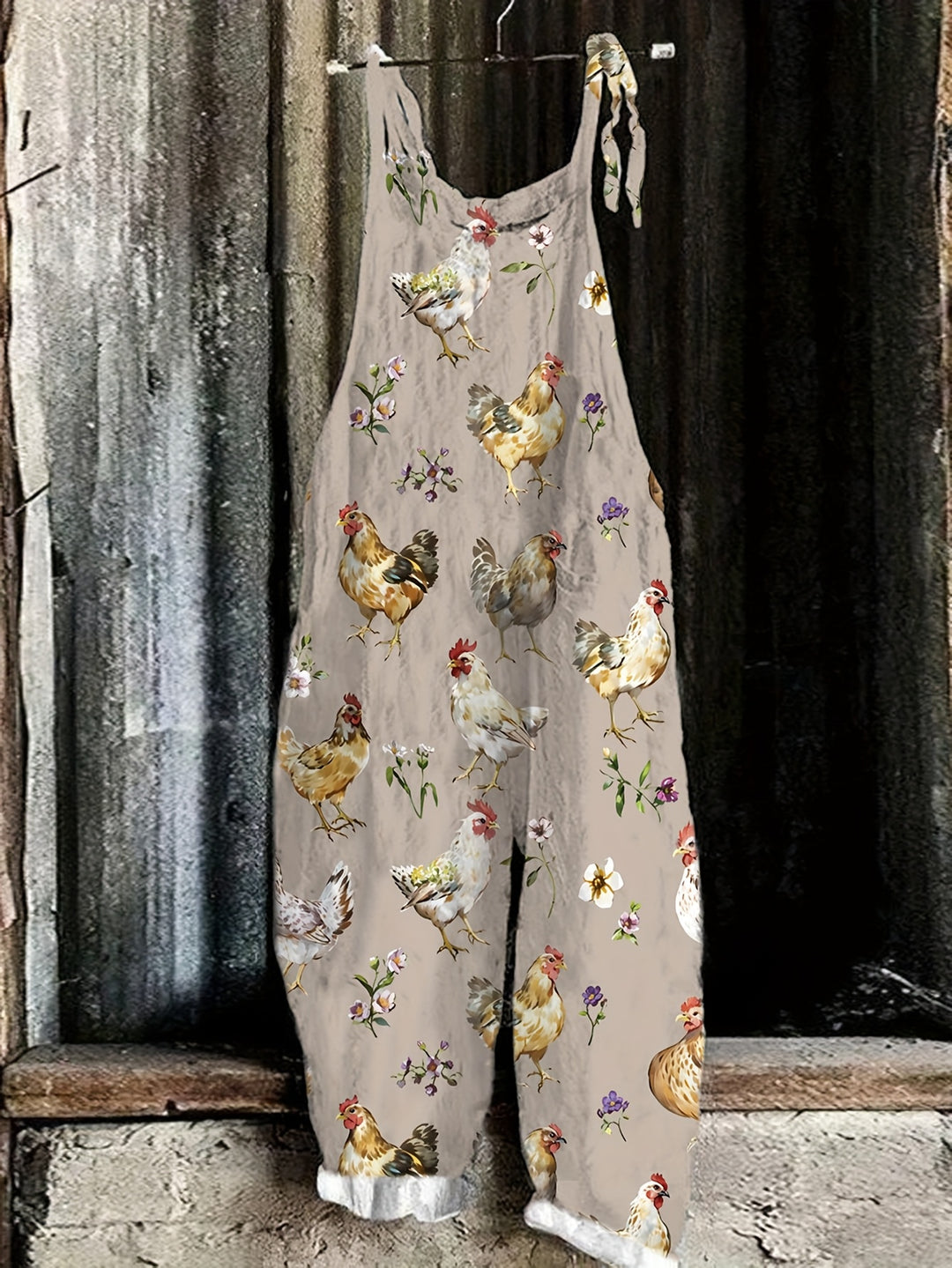 Solenya | Vintage Animal Print Jumpsuit