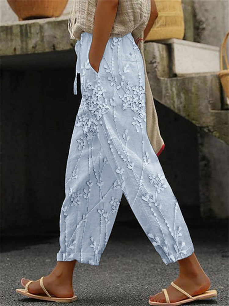 Zoey™ - Vine Printed Trousers
