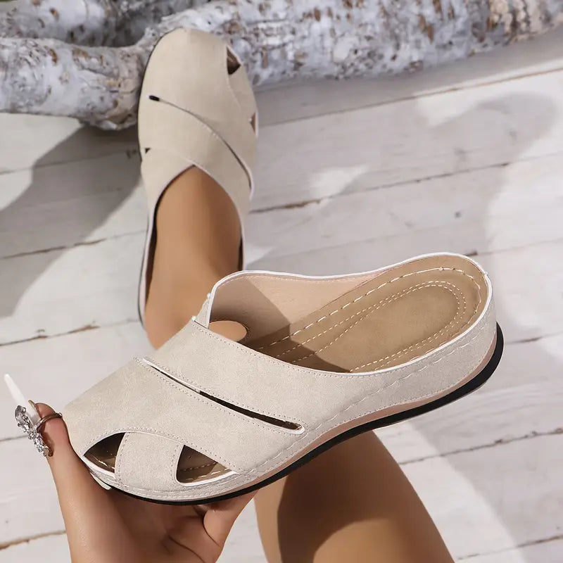 Vionna | Breathable Round Toe Sandal