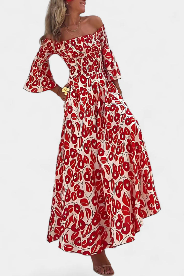 Eliraa | Off-Shoulder Maxi Dress