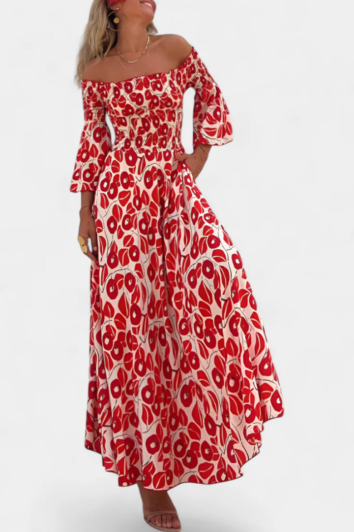 Eliraa | Off-Shoulder Maxi Dress