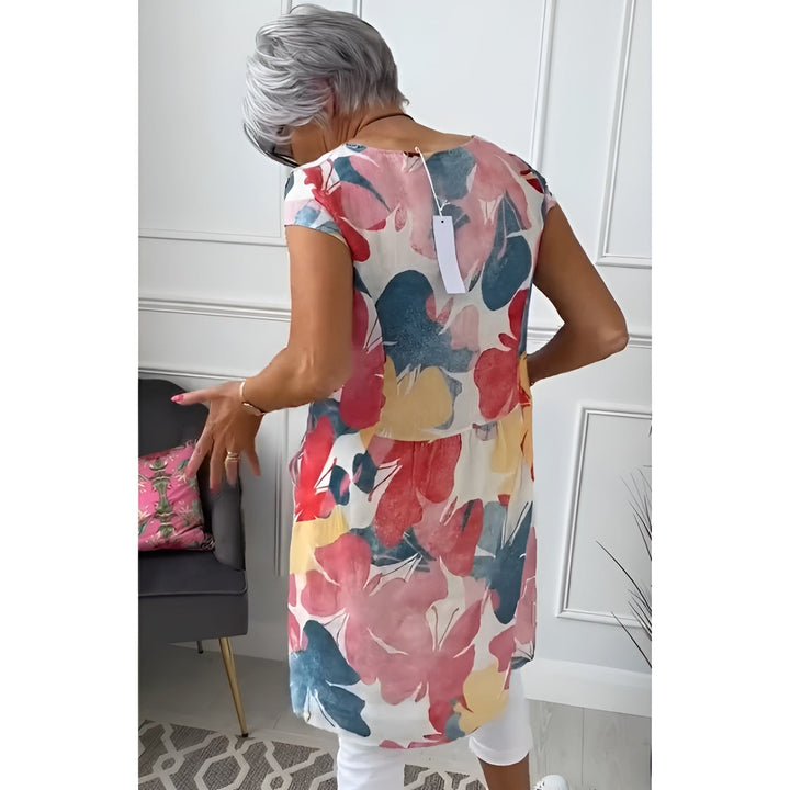Mailin | Elegant Floral Tunic Dress