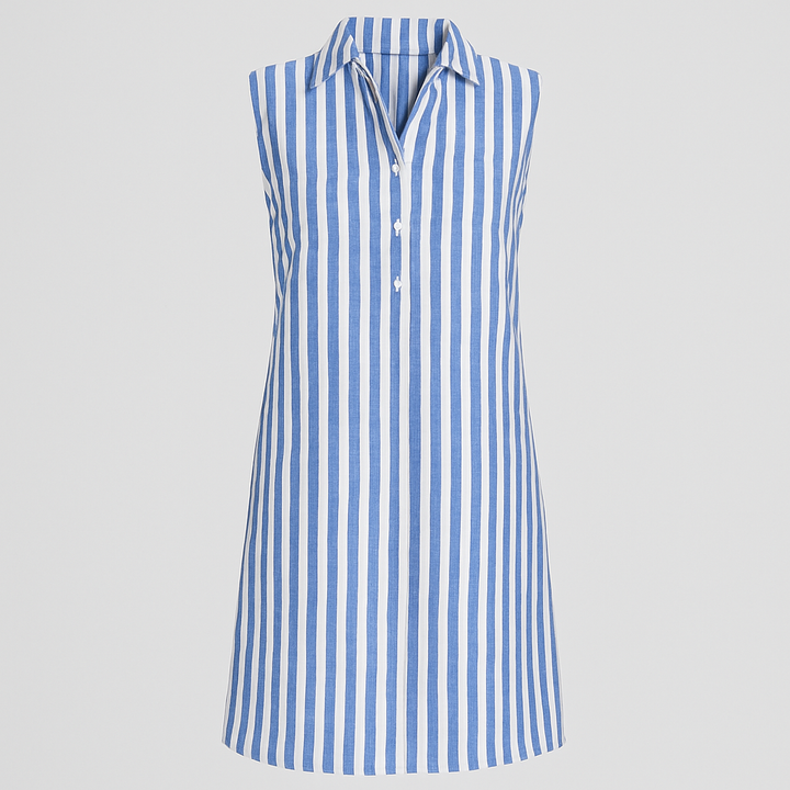 Noémie | Elegant striped shirt dress