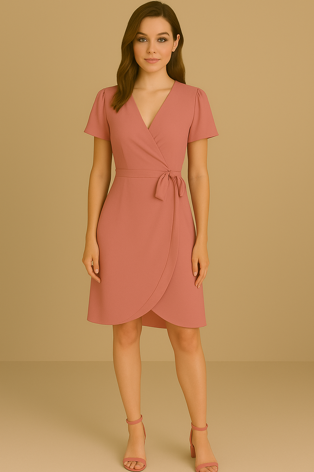 EVAENA | Short Sleeve Mini Dress