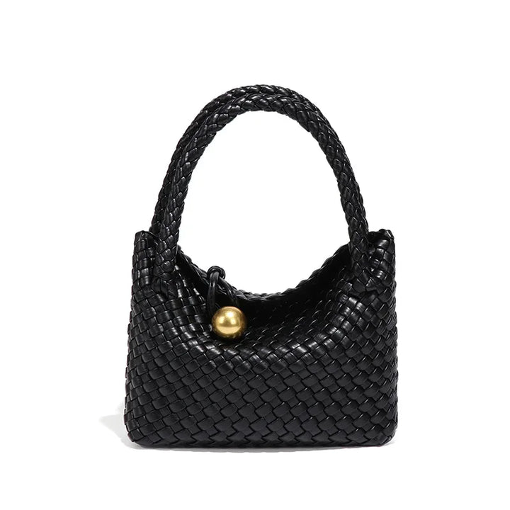 ASTRID™ | ELEGANT WOVEN BAG WITH GOLD DETAIL