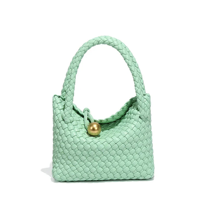 ASTRID™ | ELEGANT WOVEN BAG WITH GOLD DETAIL