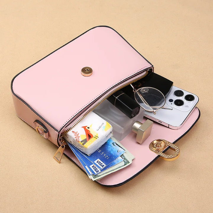 alina™ – elegant light blue shoulder bag