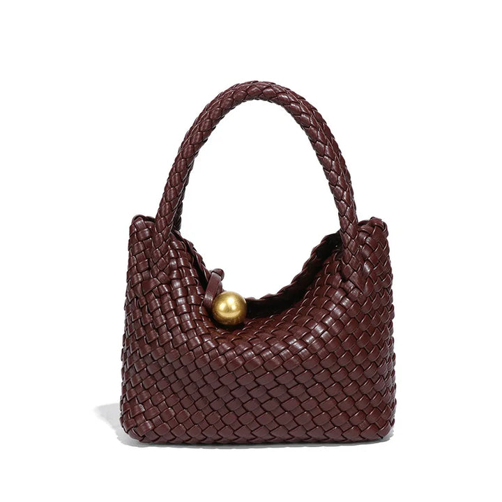 ASTRID™ | ELEGANT WOVEN BAG WITH GOLD DETAIL
