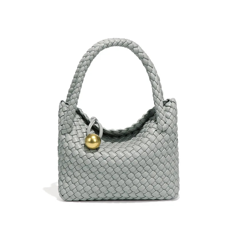 ASTRID™ | ELEGANT WOVEN BAG WITH GOLD DETAIL