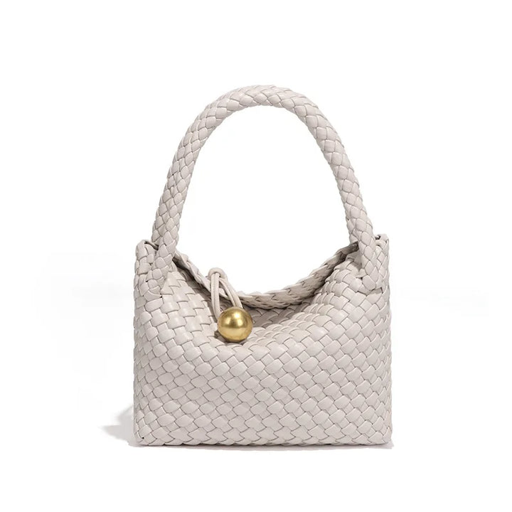 ASTRID™ | ELEGANT WOVEN BAG WITH GOLD DETAIL