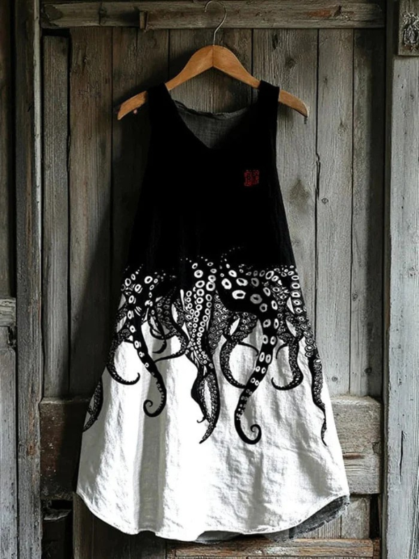Japanese Octopus Legs |Tank Dress
