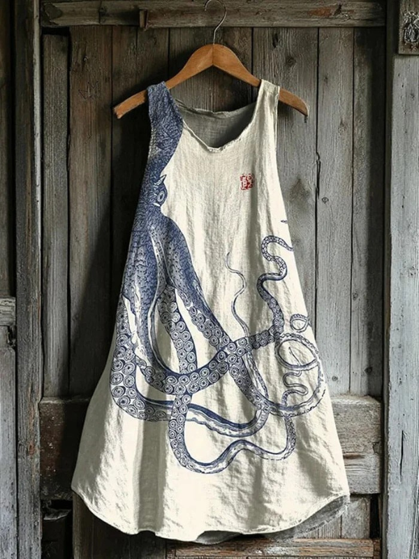 Japanese Octopus | Tank Dress