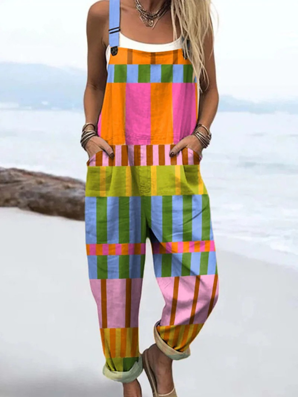 Geometric Pattern | Wide Leg Jumpsuit