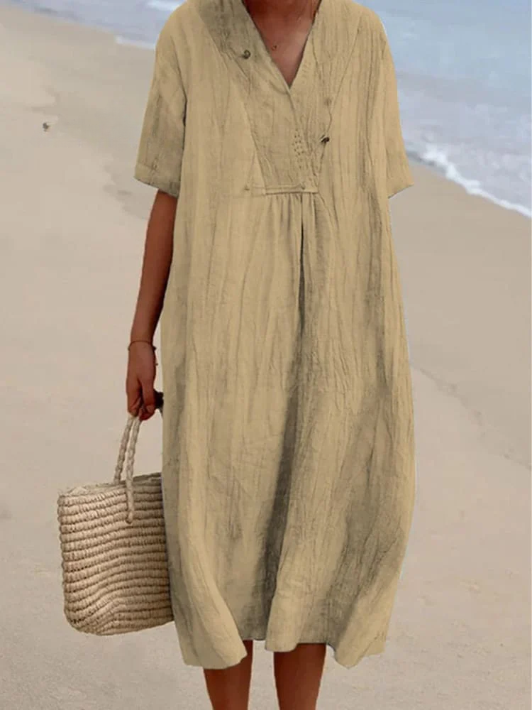 Solid Beige | Dress