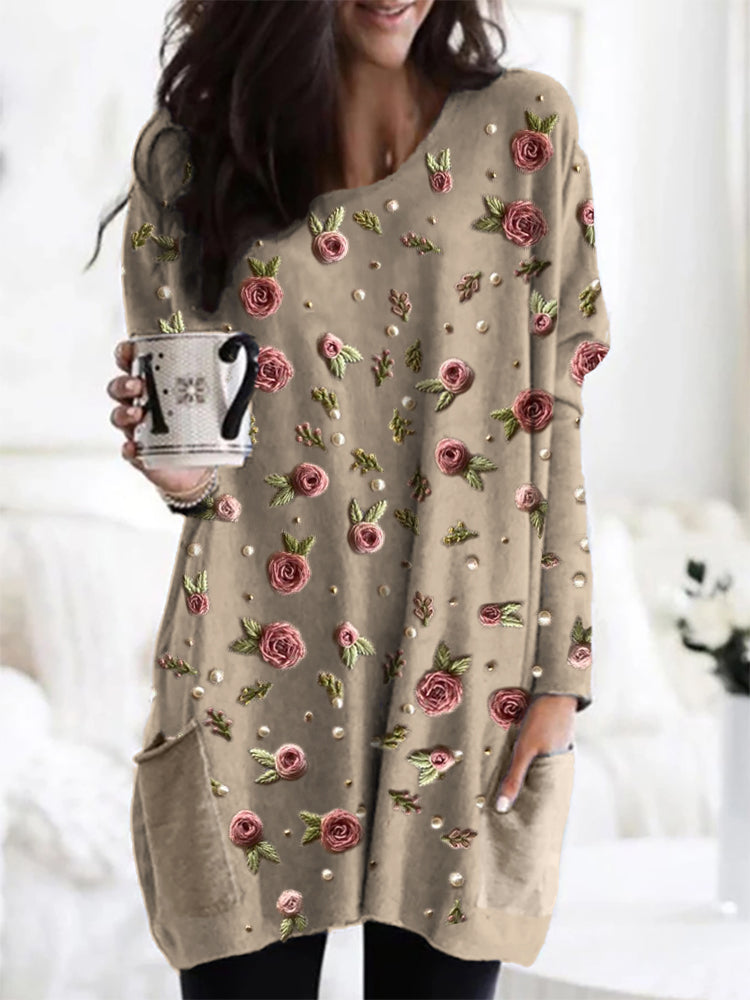 Layla™ - Rose Printed Tunic