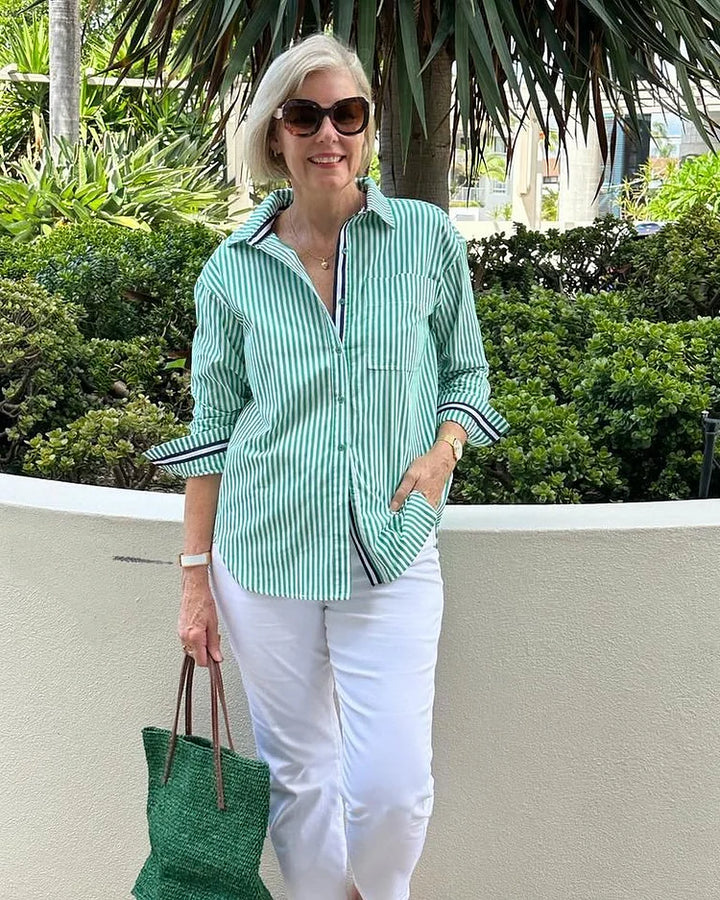 Celina | Striped Shirt