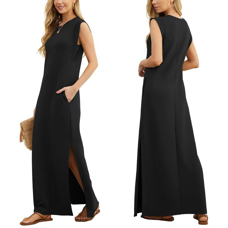 Therese | Minimalist Sleeveless Maxi Dress