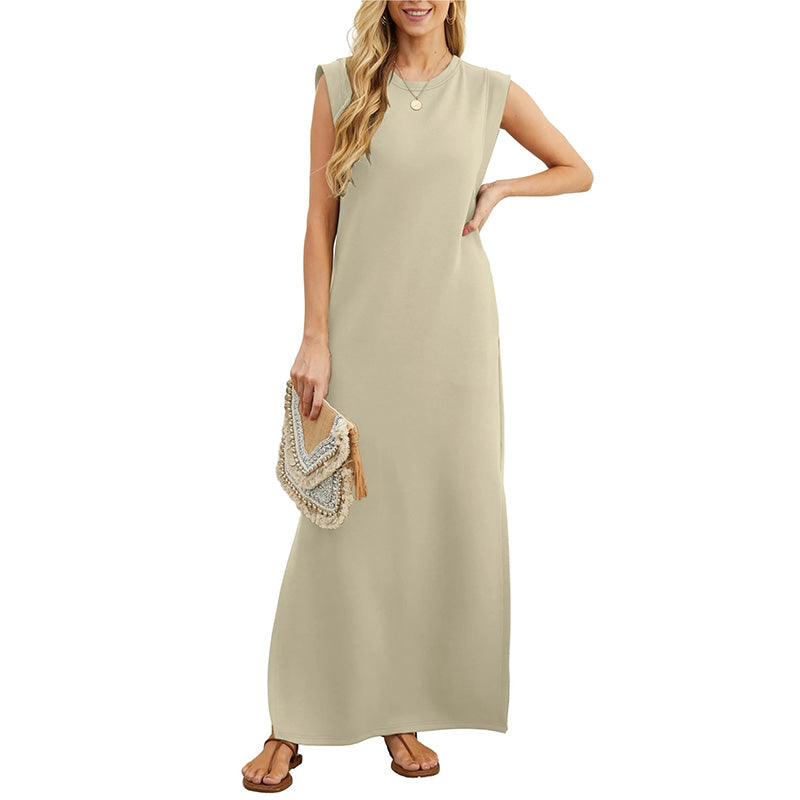Therese | Minimalist Sleeveless Maxi Dress