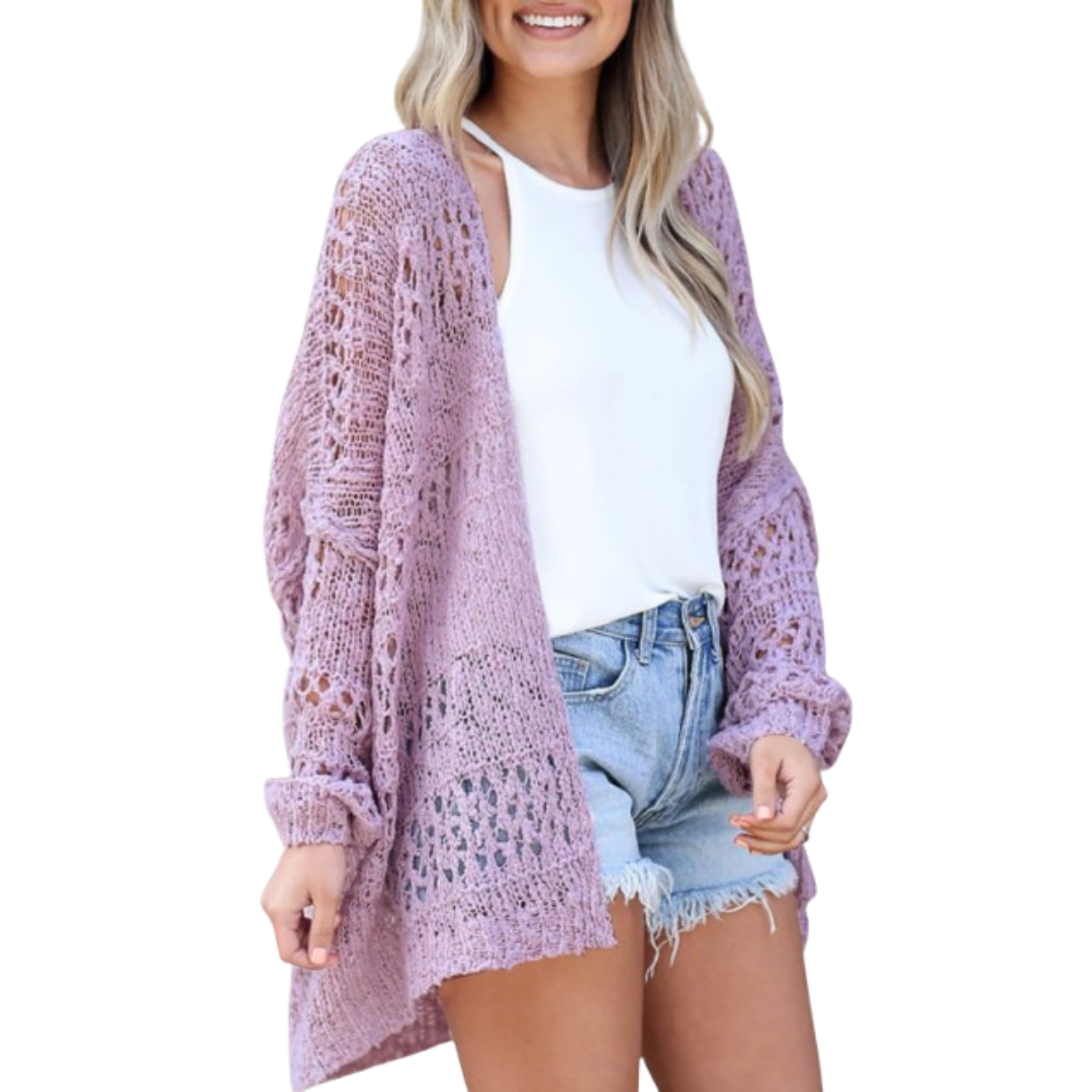 Norella | Open Knit Cardigan