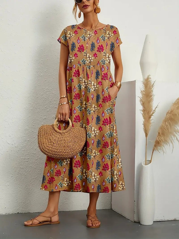 Celestine | Elegant Floral Dress