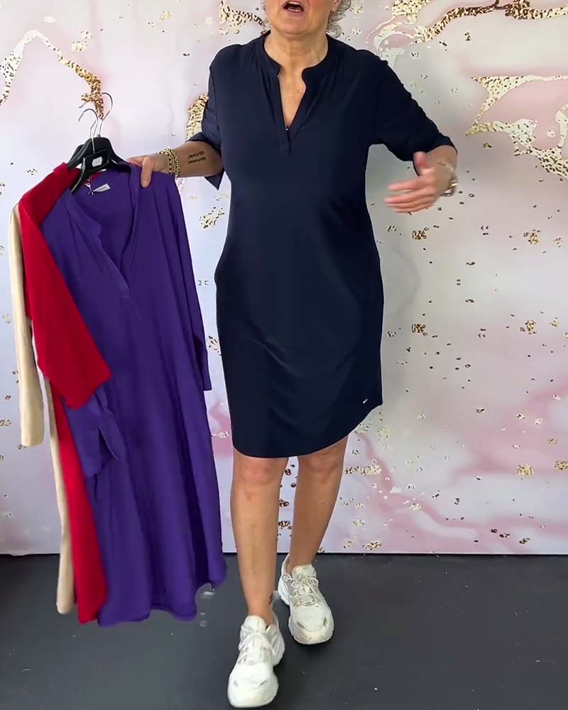 Clara | Comfy Everyday Polo Dress