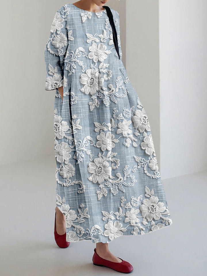 Nora™ - Graceful Printed Dress