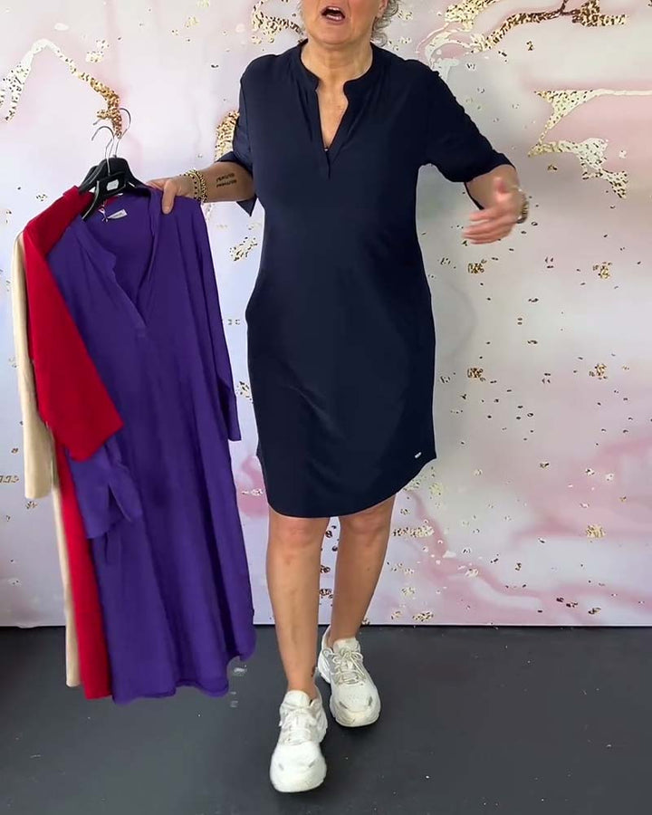 Clara | Comfy Everyday Polo Dress