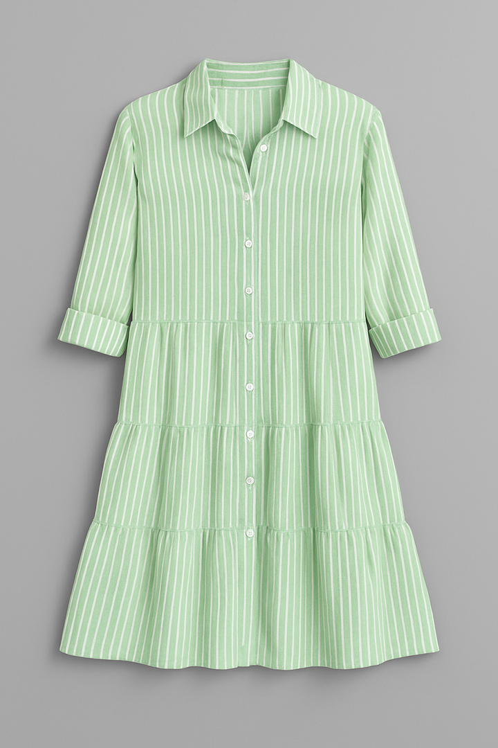 Delphina | Breezy Striped Dress