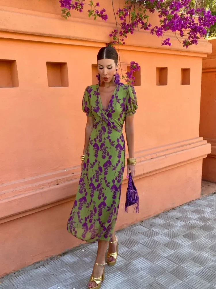 Livia | Timeless Wrap Maxi Dress