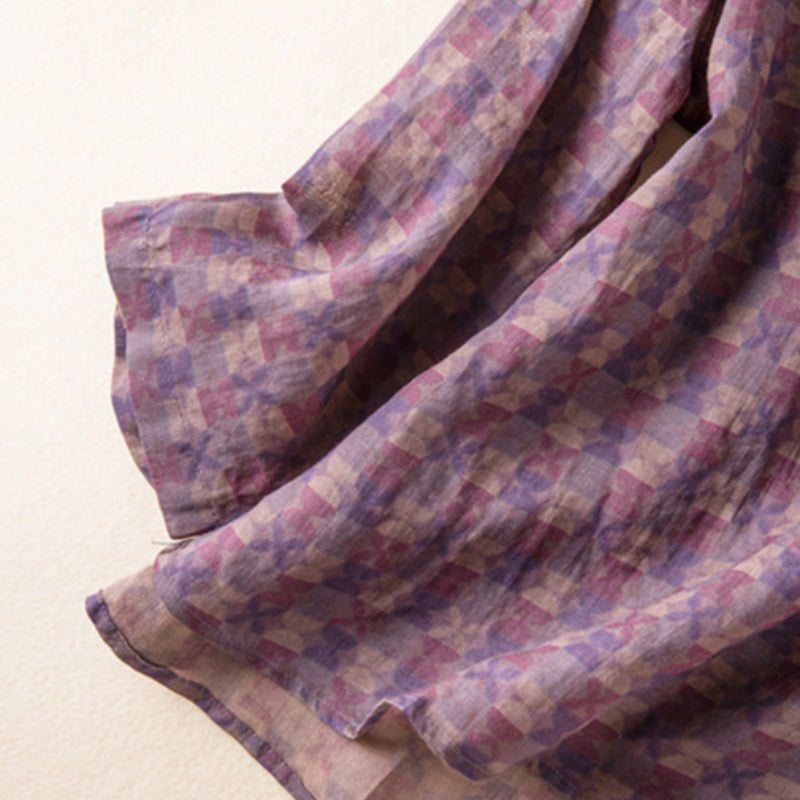 Soraya | Floral Linen Blouse