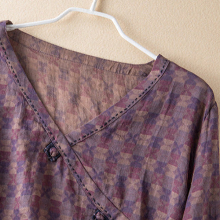Soraya | Floral Linen Blouse
