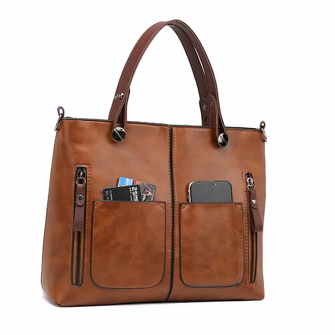 Lina™ - Vintage-inspired shoulder bag