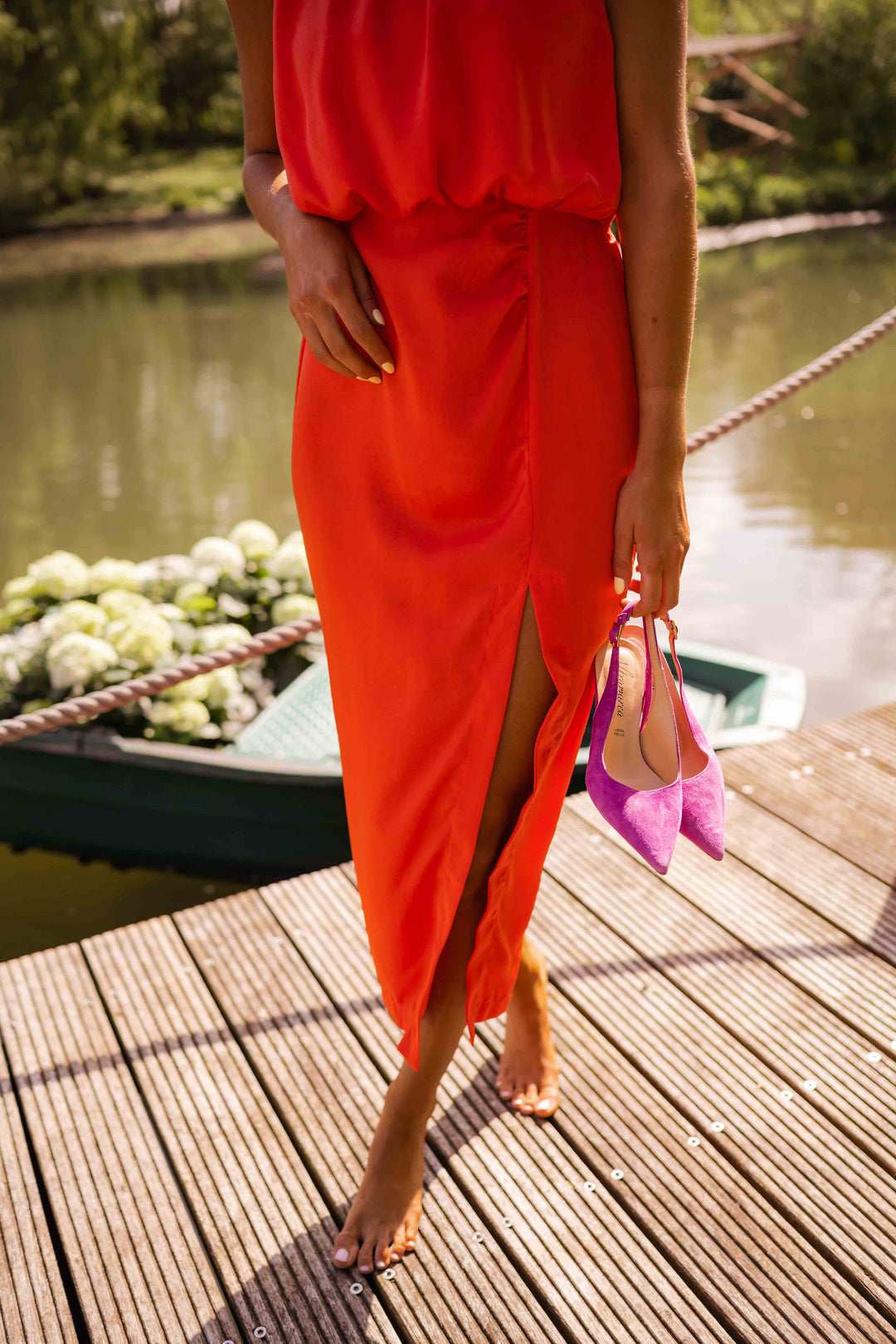 Seren | Elegant Midi Dress