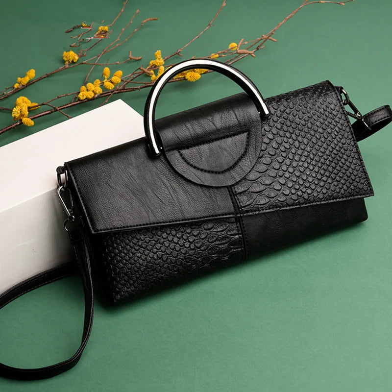 celine™ – structured black handbag
