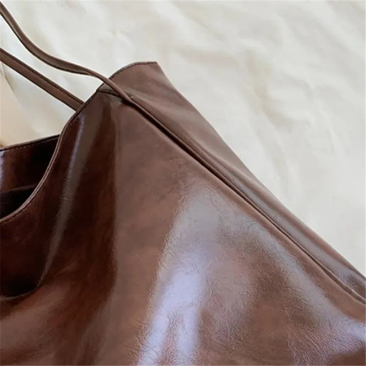 lisa™ – spacious brown tote bag