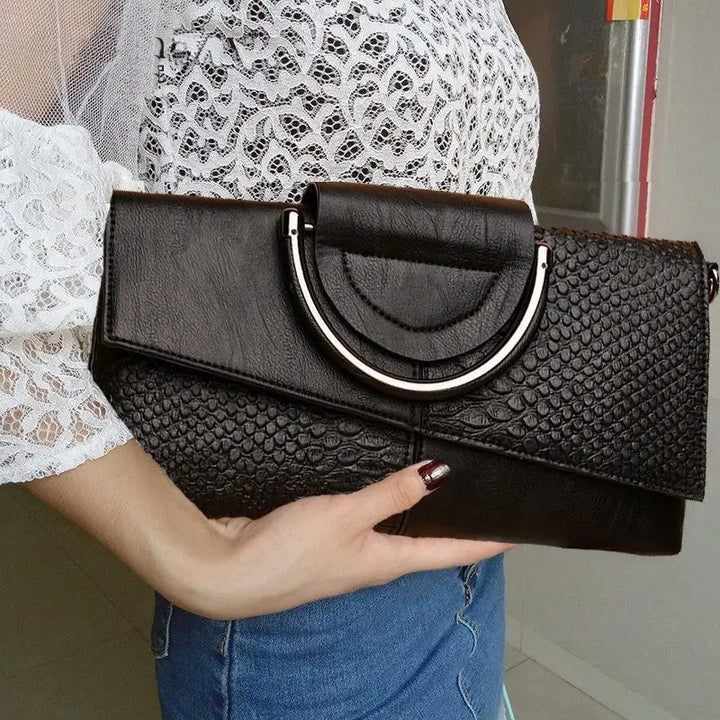 celine™ – structured black handbag
