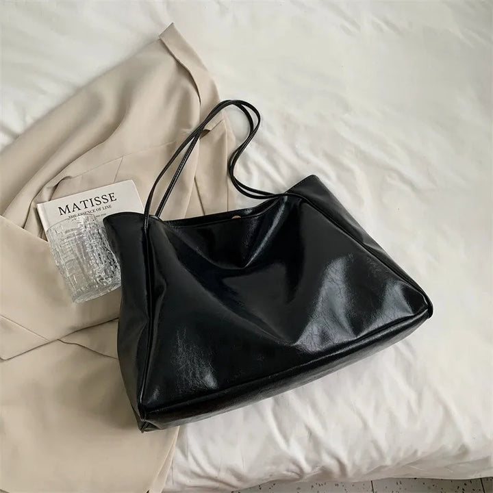 lisa™ – spacious brown tote bag