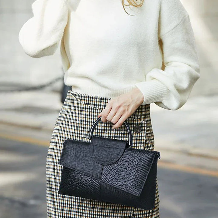 celine™ – structured black handbag