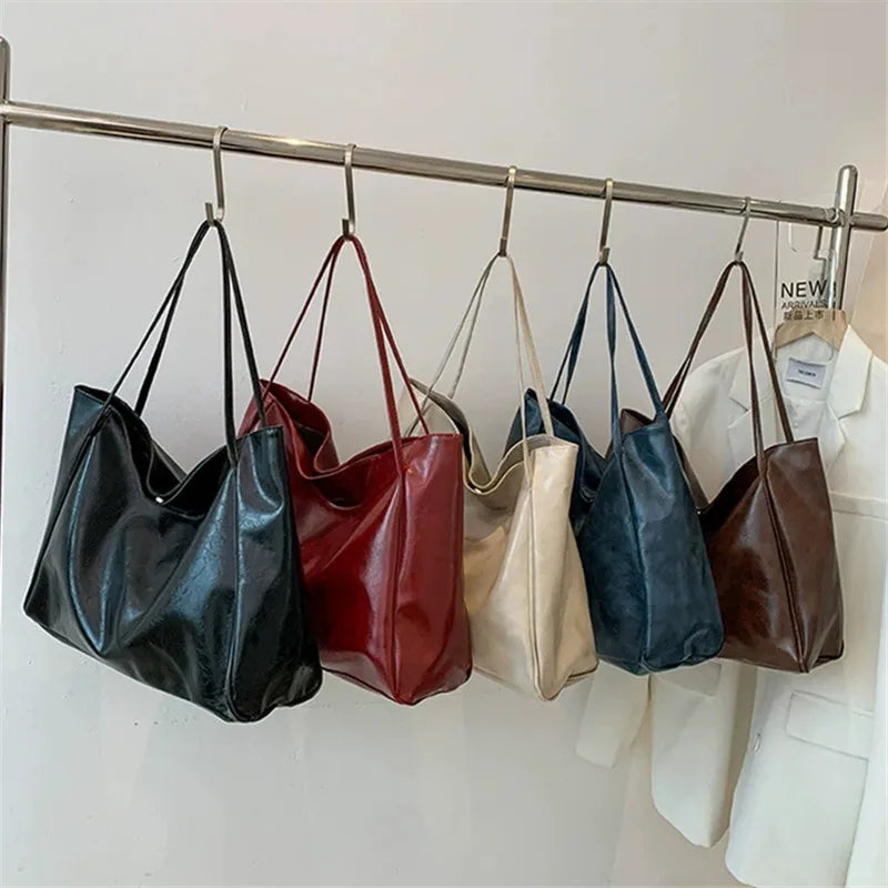lisa™ – spacious brown tote bag