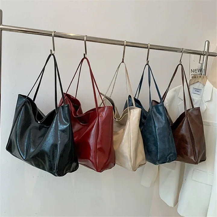 lisa™ – spacious brown tote bag