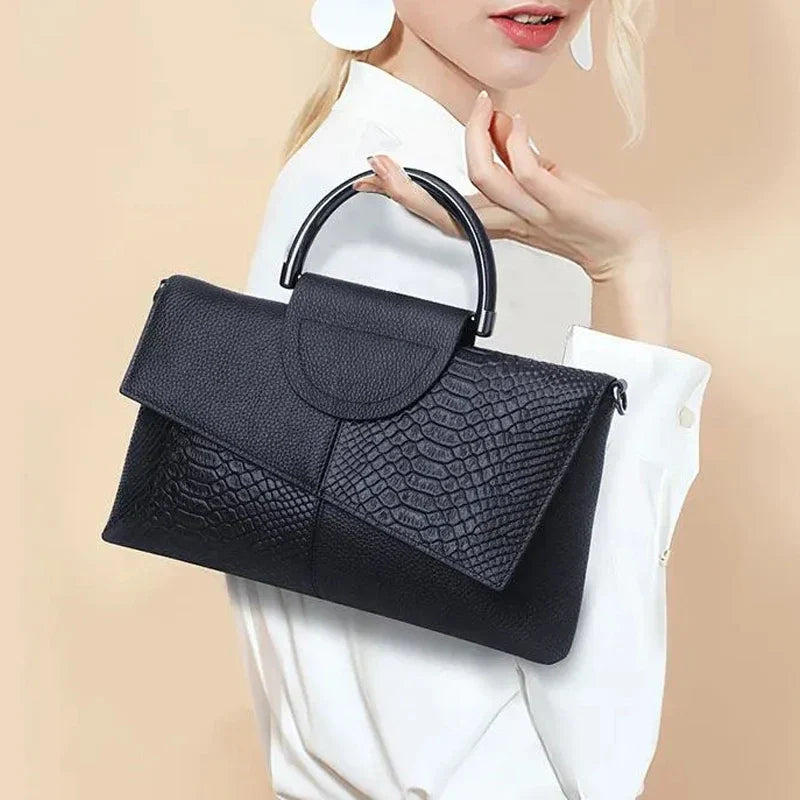 celine™ – structured black handbag