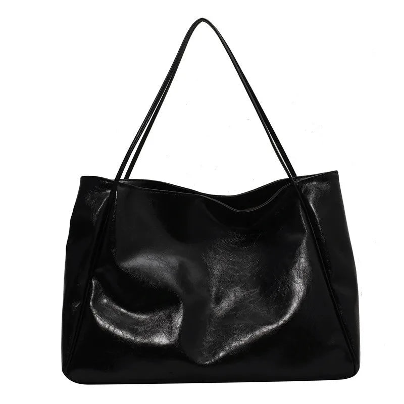 lisa™ – spacious brown tote bag