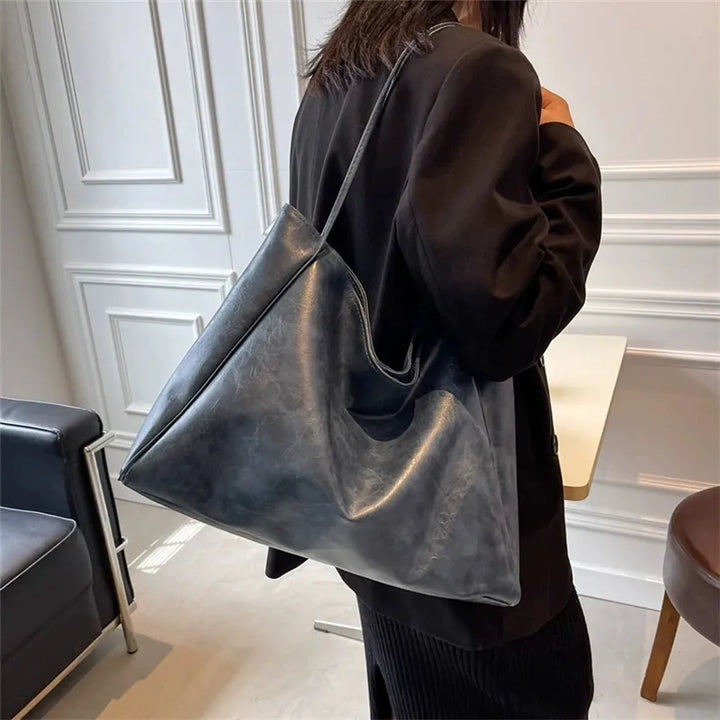 lisa™ – spacious brown tote bag