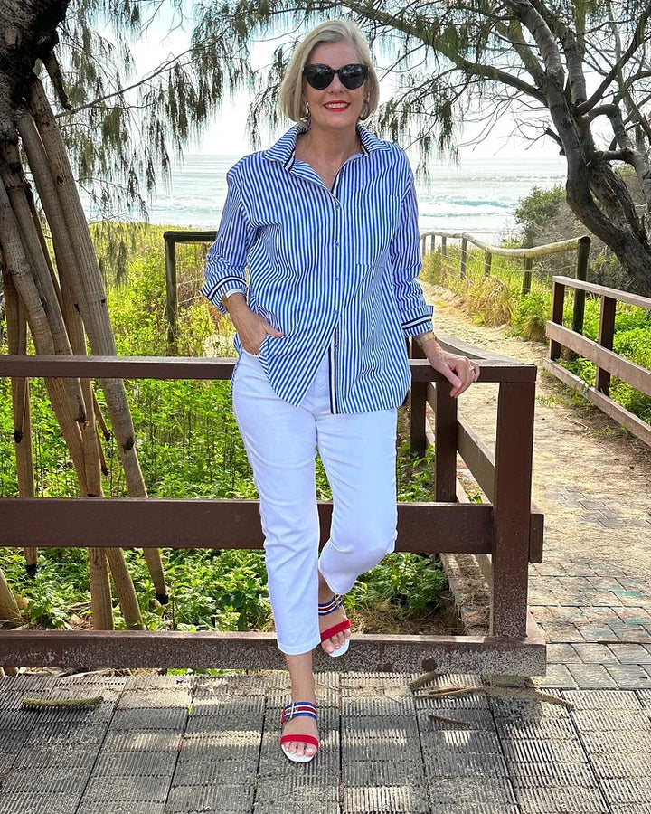 Celina | Striped Shirt