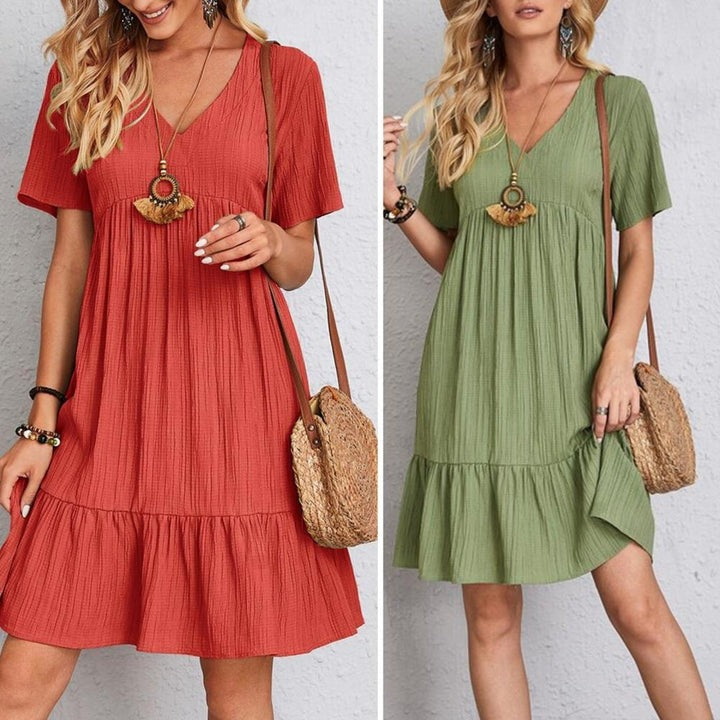 Aurelle | Textured Day Dress