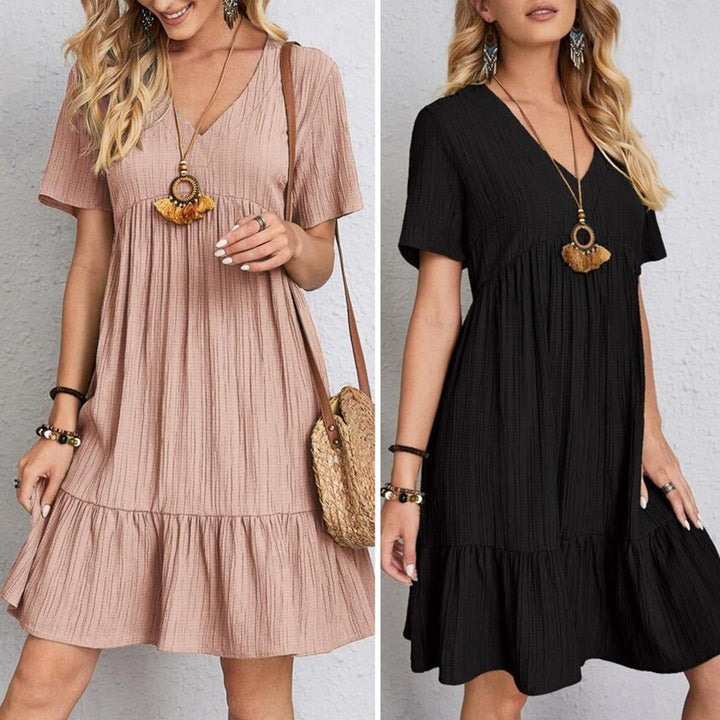 Aurelle | Textured Day Dress