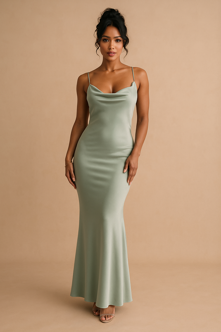 EVAENA | Backless Floral Maxi Dress