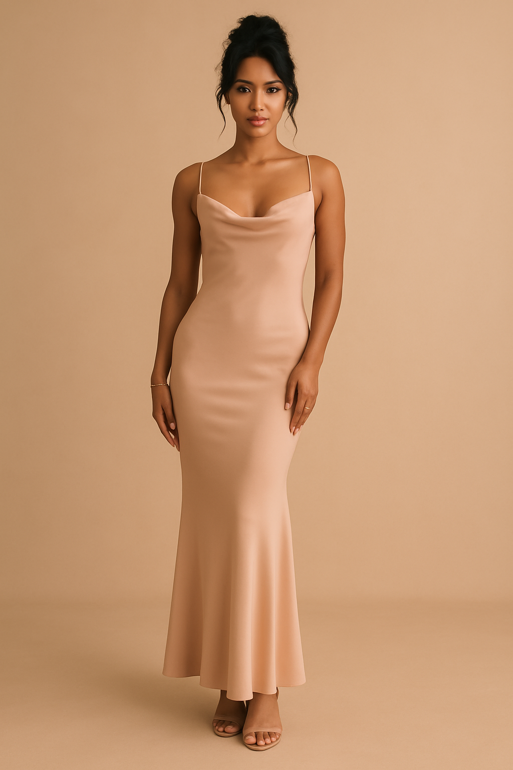 EVAENA | Backless Floral Maxi Dress
