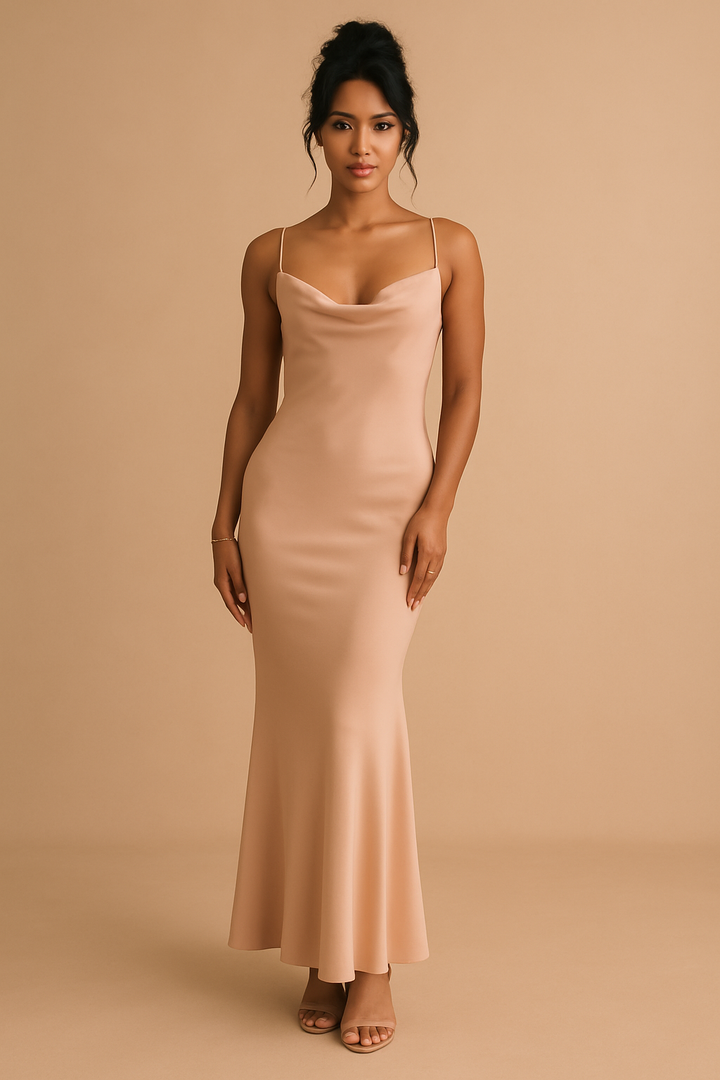 EVAENA | Backless Floral Maxi Dress